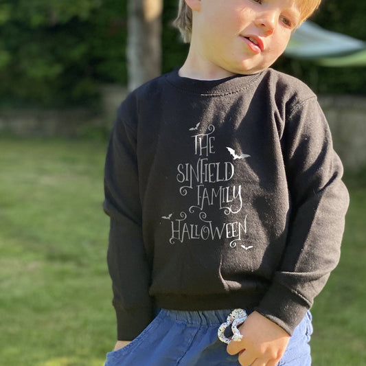Family Name Bat Twinning Children's Jumper