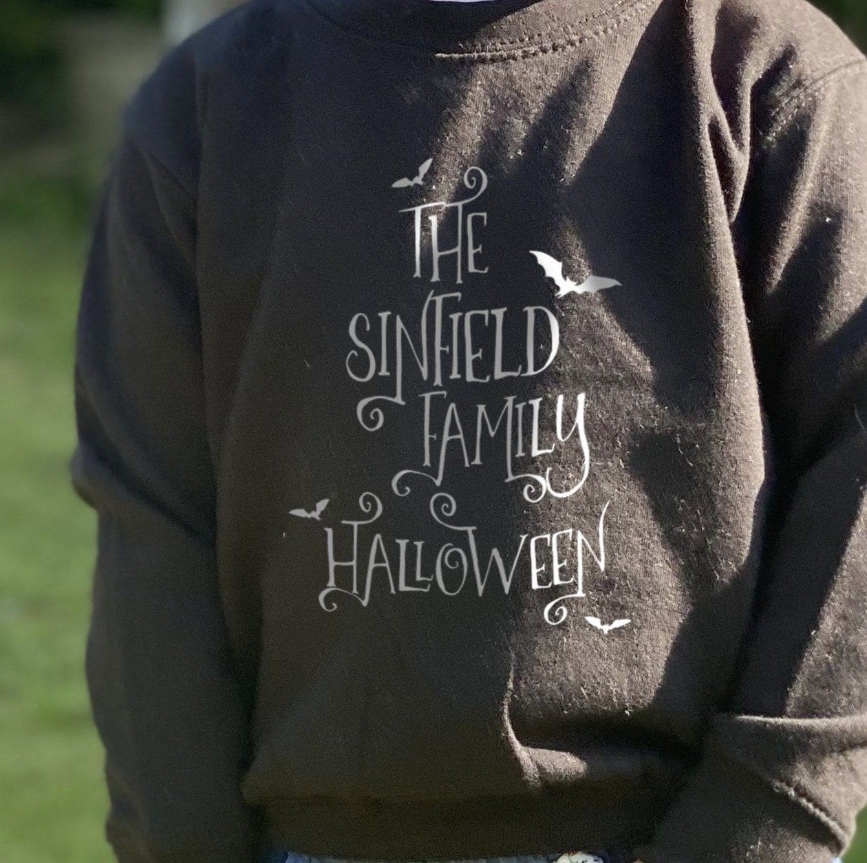 Family Name Bat Twinning Children's Jumper