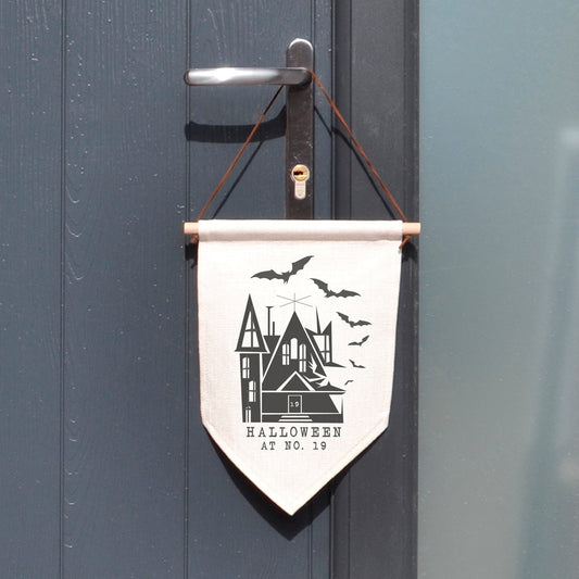 Halloween Home Personalised Banner