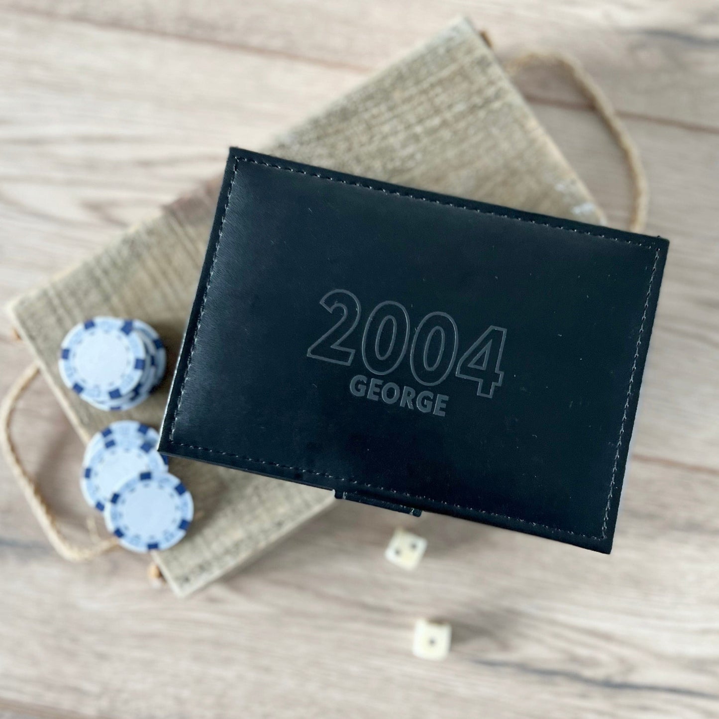 Year Personalised Poker Set