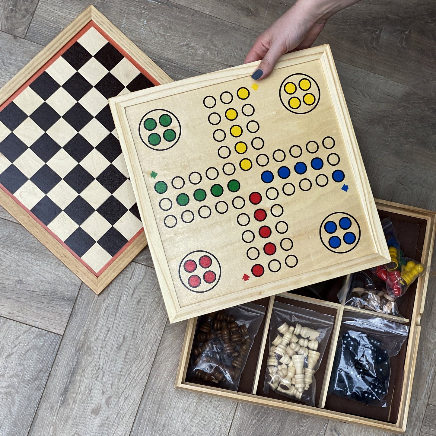 Personalised Family Chess and Multi Game Set