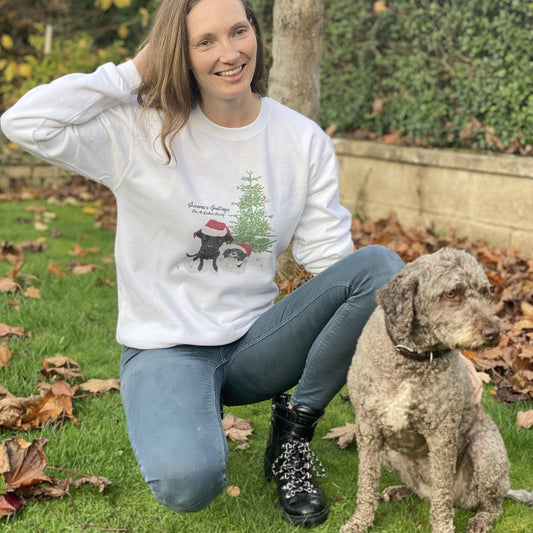 Seasons Greetings Personalised Christmas Jumper