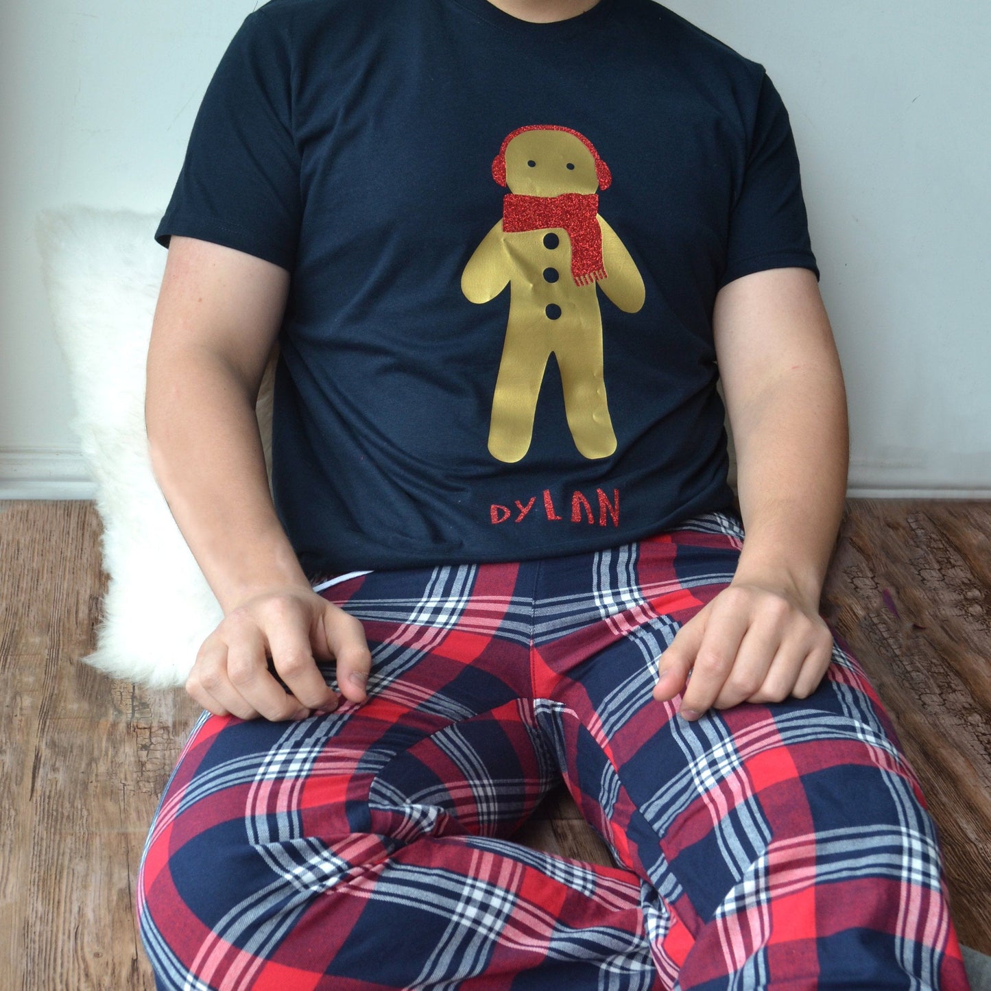 Gingerbread Pyjama Top