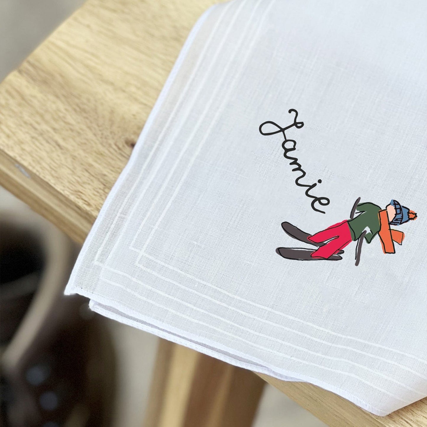 Personalised Ski Handkerchief