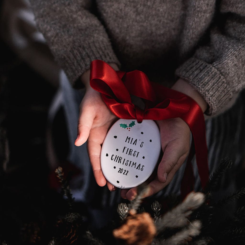First Christmas Personalised Decoration