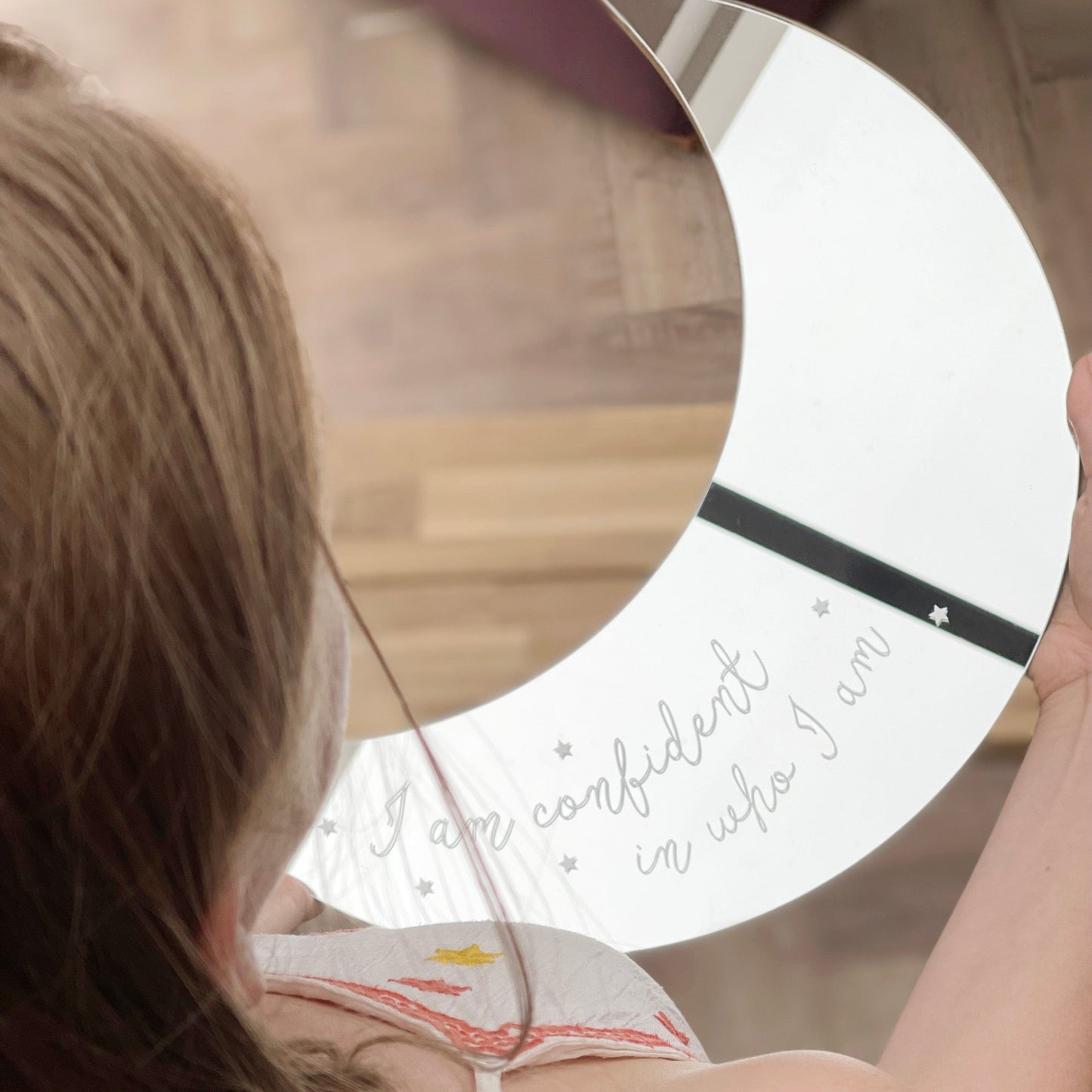 Personalised Affirmation Moon Mirror