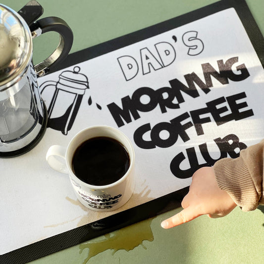Personalised Coffee Club Mat