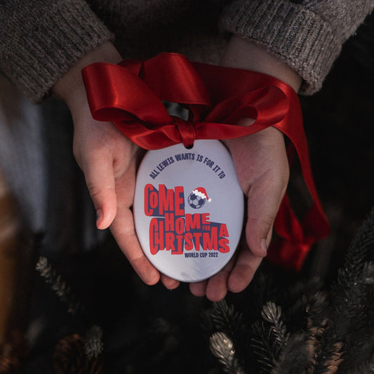 It's Coming Home Football Tree Decoration