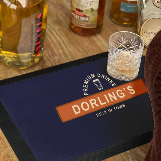 Personalised Traditional Bar Runner