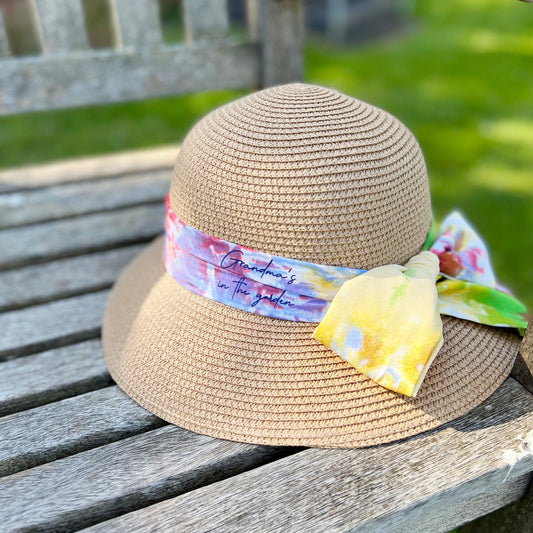 Hidden Message Straw Hat