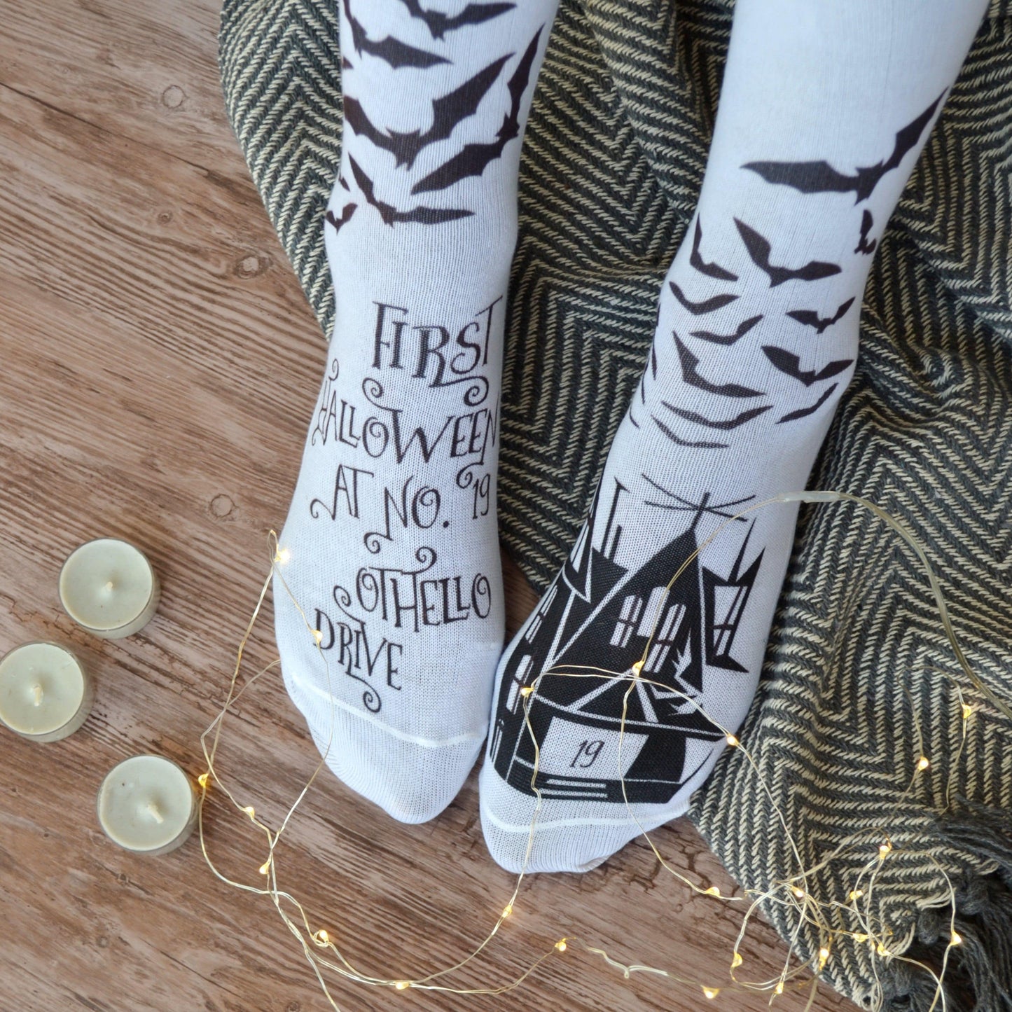 First Halloween in your New Home Socks
