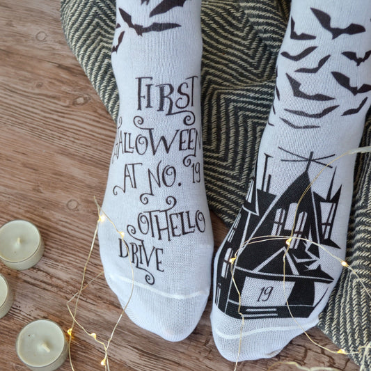 First Halloween in your New Home Socks