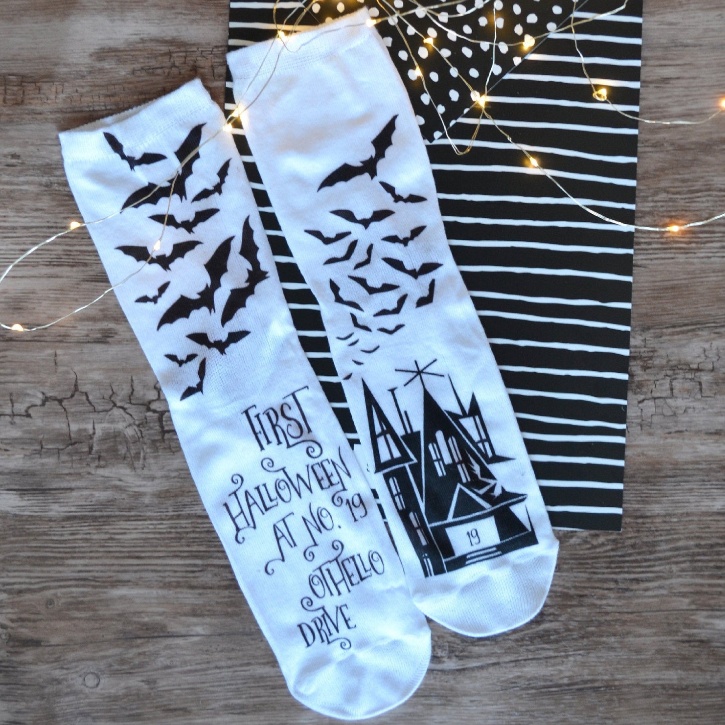 First Halloween in your New Home Socks