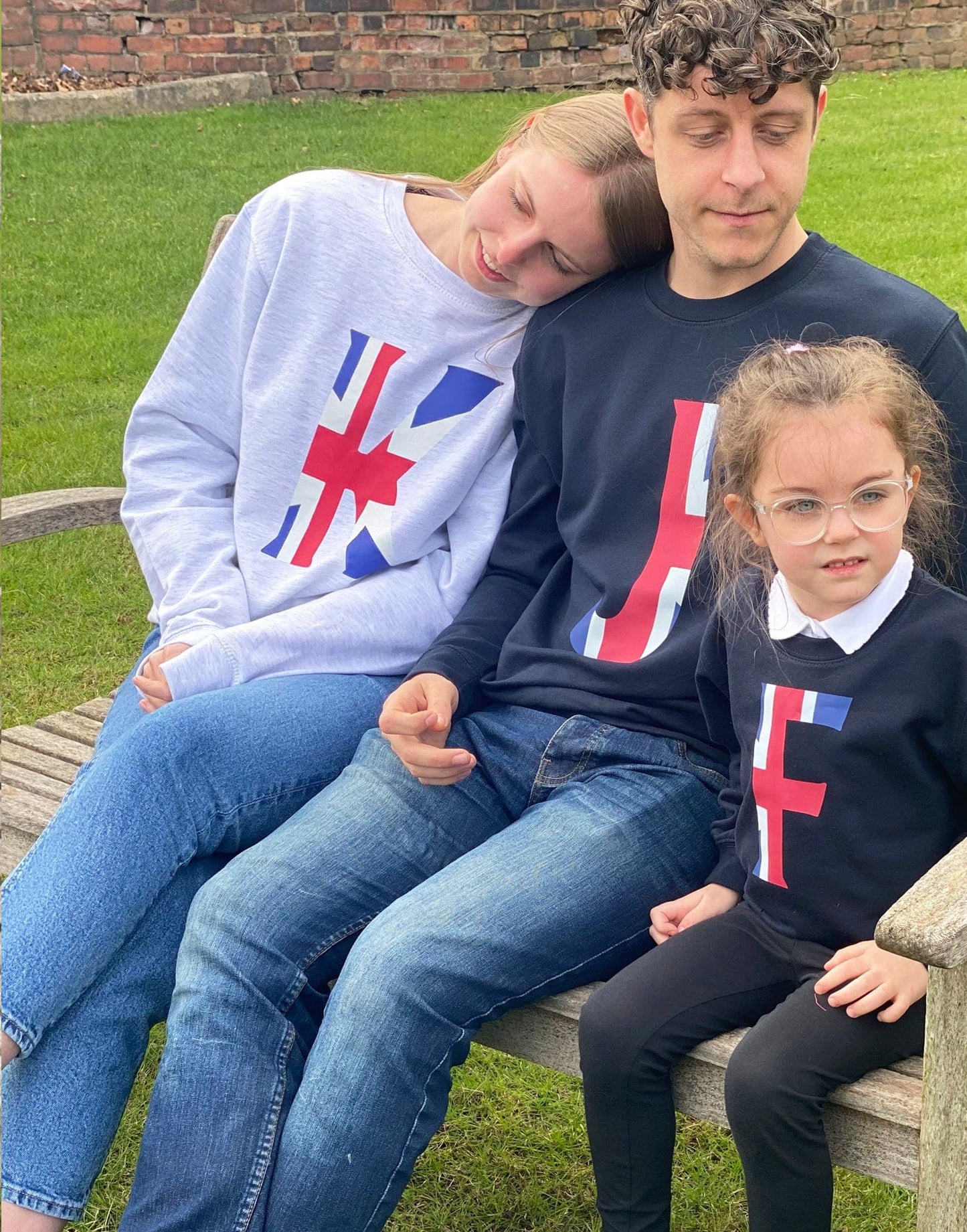 Personalised Union Jack Initial Jumper
