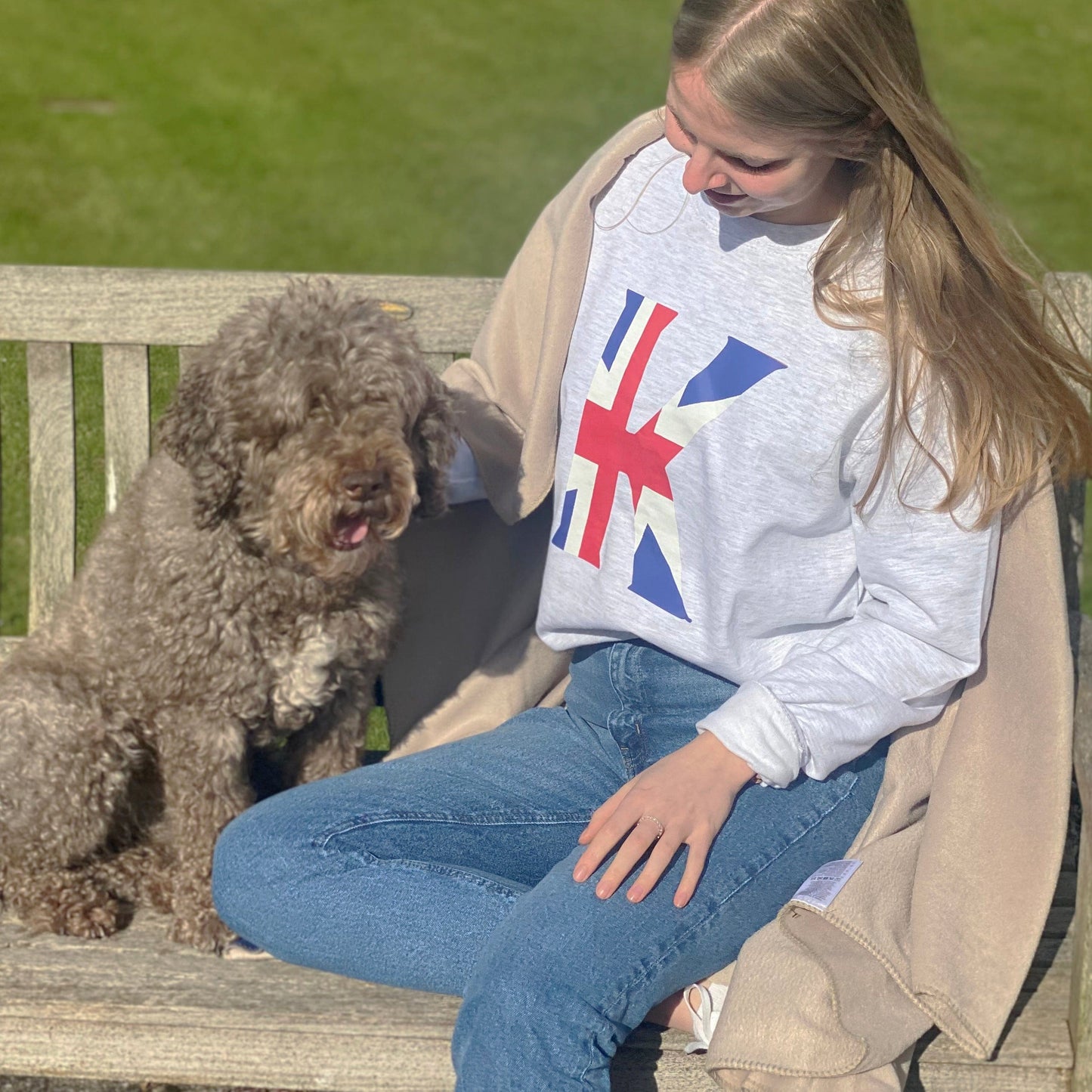 Personalised Union Jack Initial Jumper