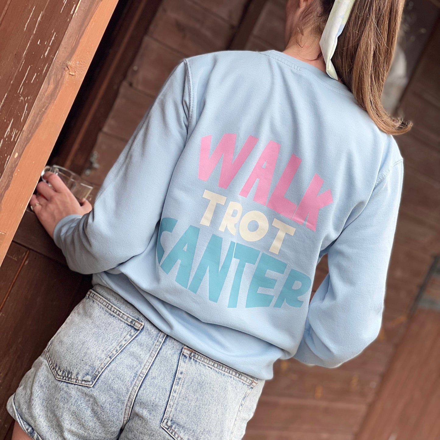 Walk Trot Canter Stables Sweatshirt