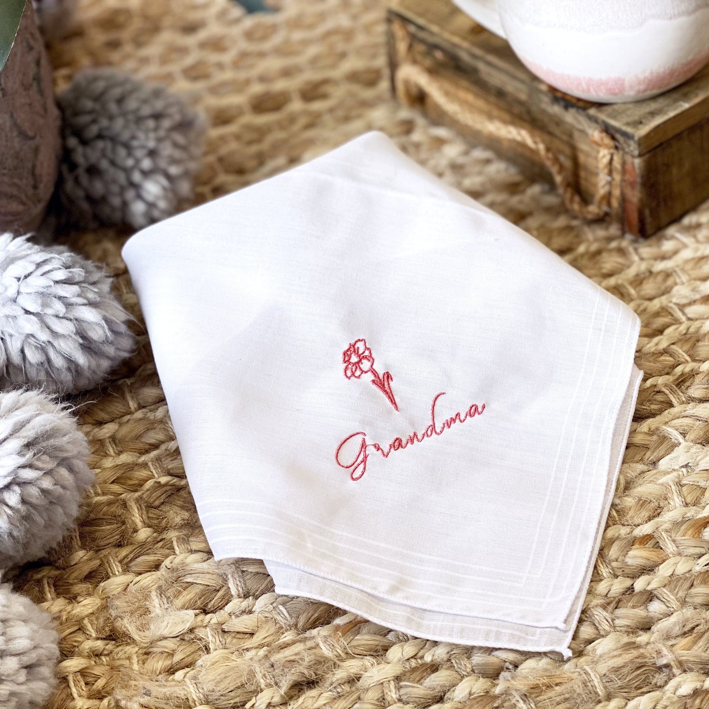 Language Of Flowers Handkerchief