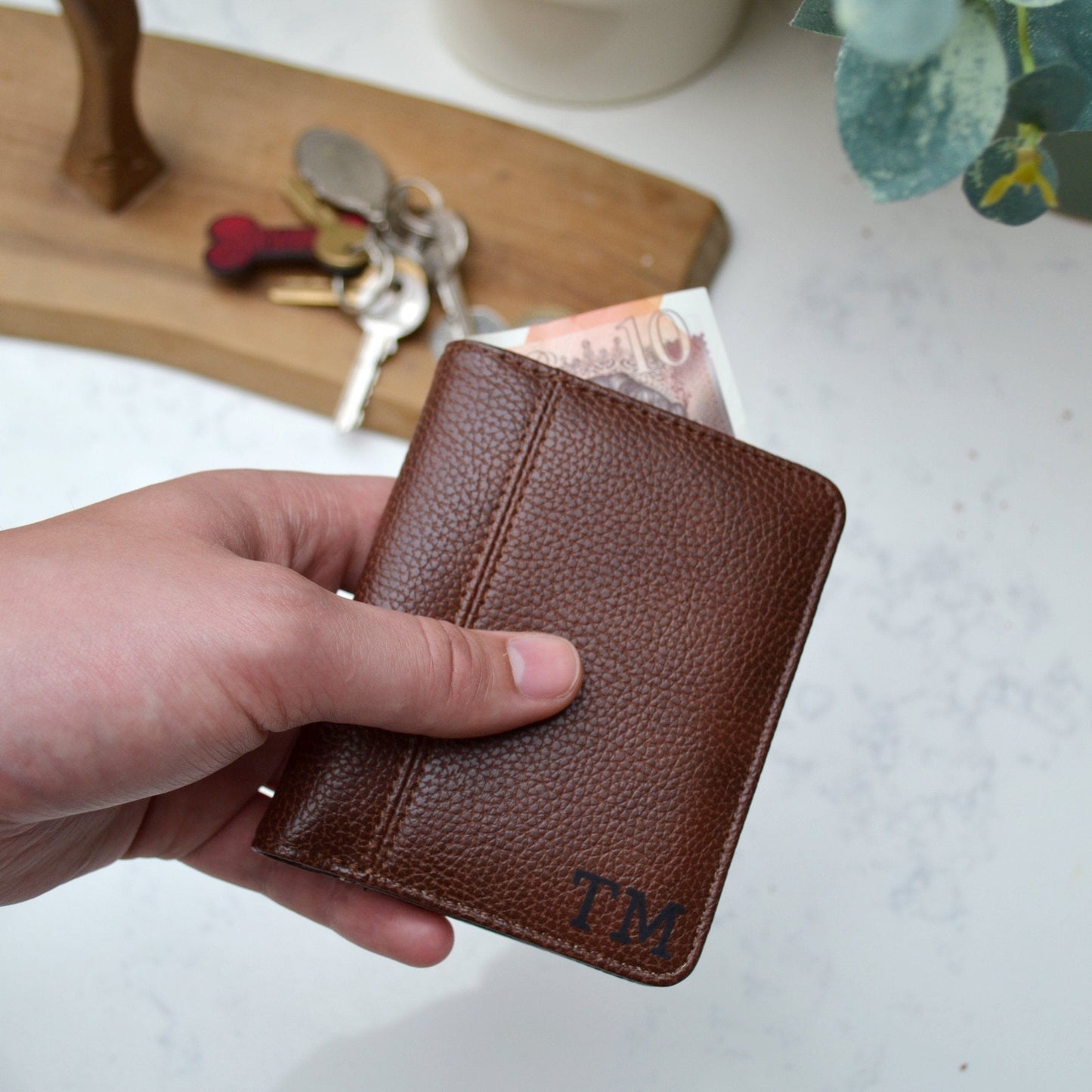 Personalised Monogram Men's Wallet