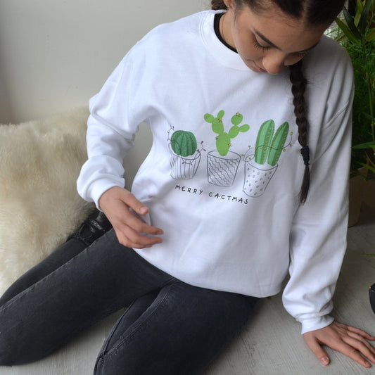 'Merry Cactmas' Christmas Jumper