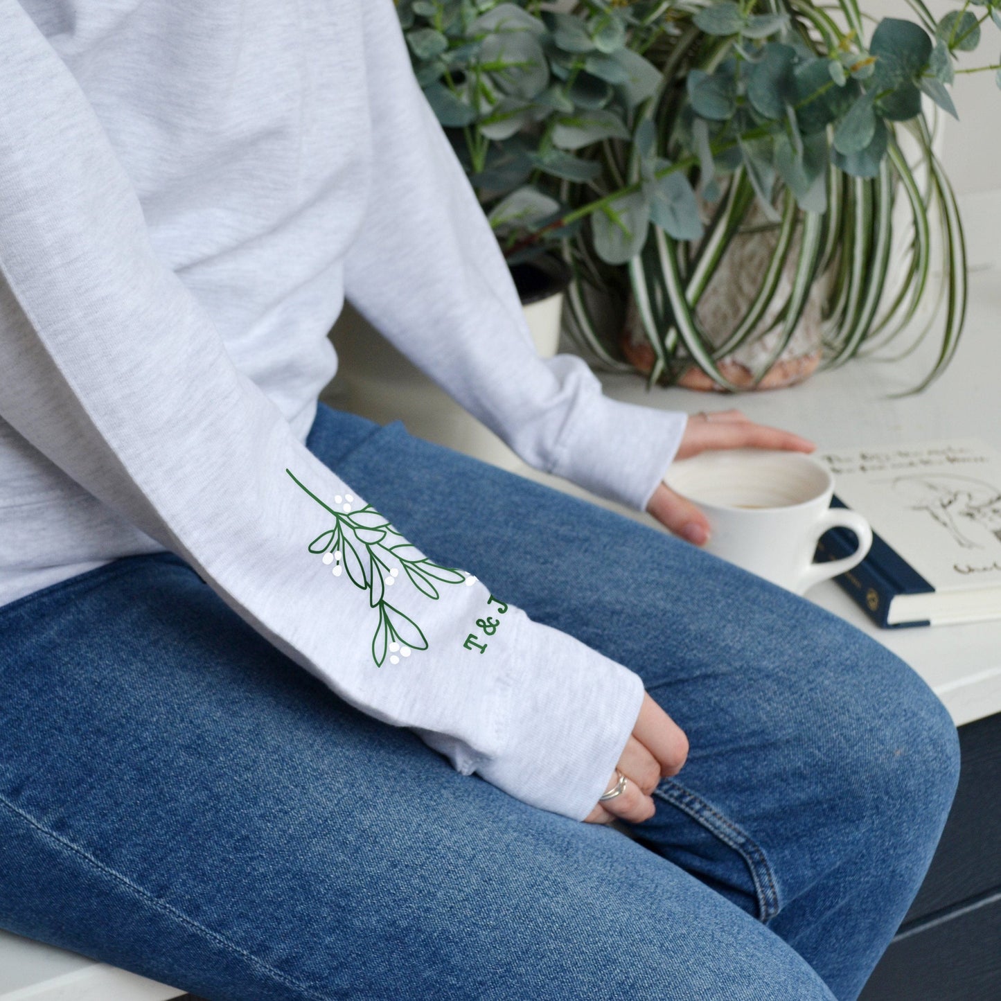Mistletoe Kiss Personalised Jumper