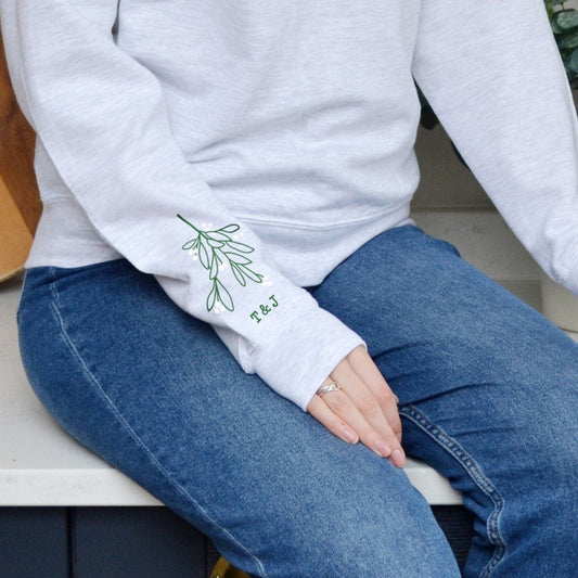 Mistletoe Kiss Personalised Jumper
