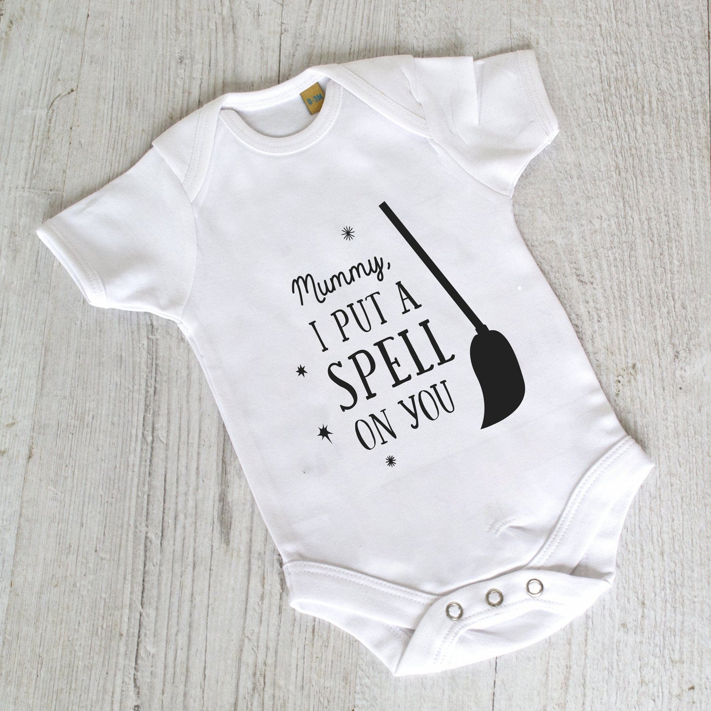 I Put A Spell On You Baby Grow