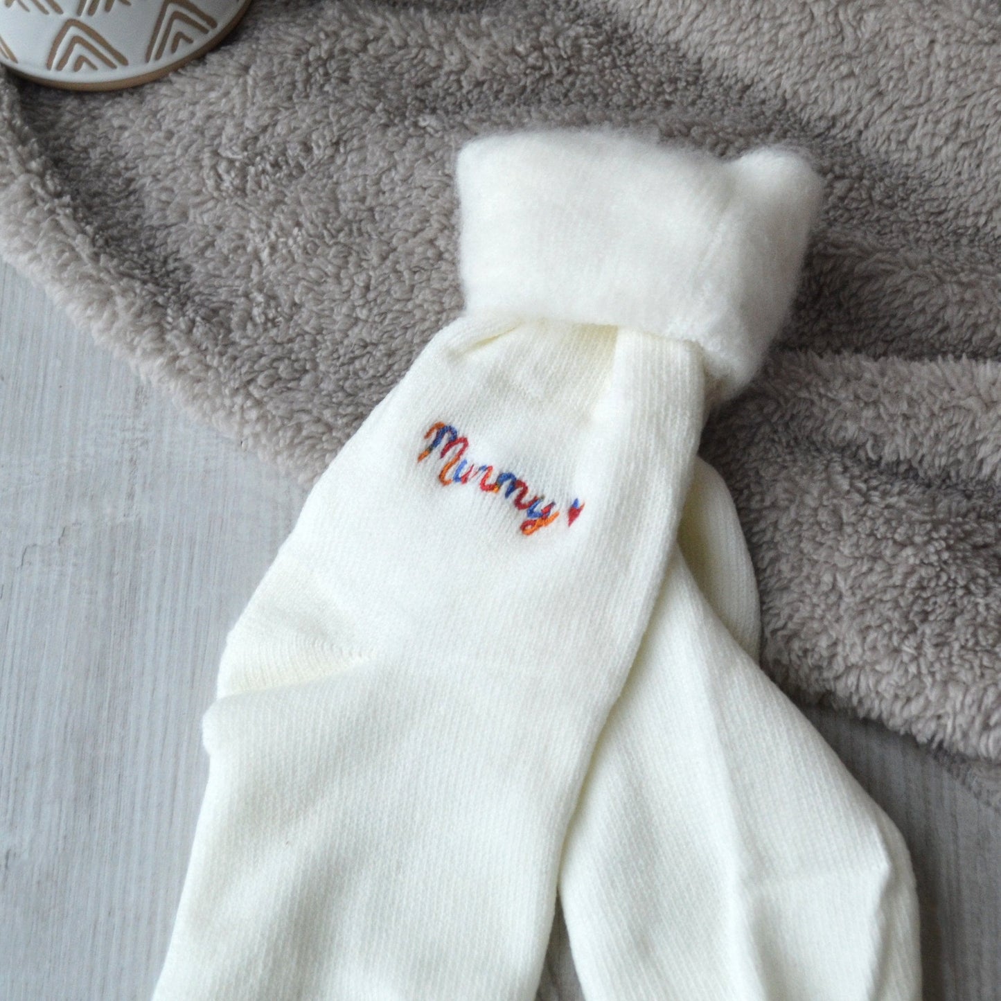 Personalised Rainbow Super Soft Socks