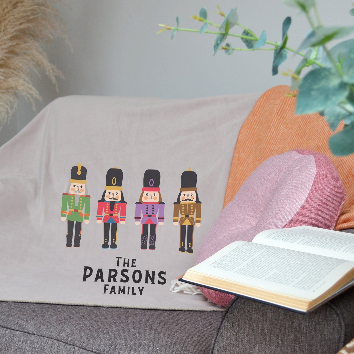 Nutcracker Personalised Family Blanket