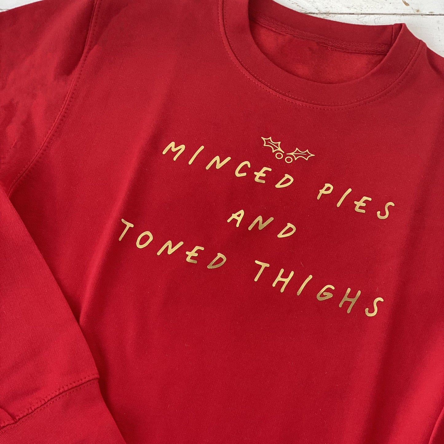 OUTLET Mince Pies and Toned Thighs Jumper
