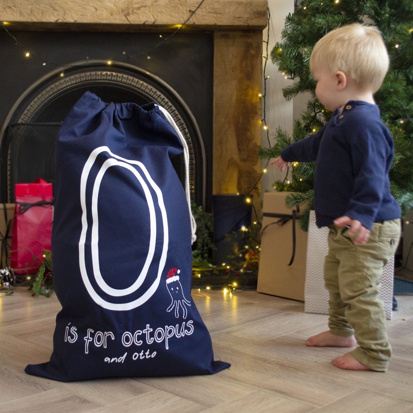 Children's Alphabet Animal Santa Sack, sacks, - ALPHS