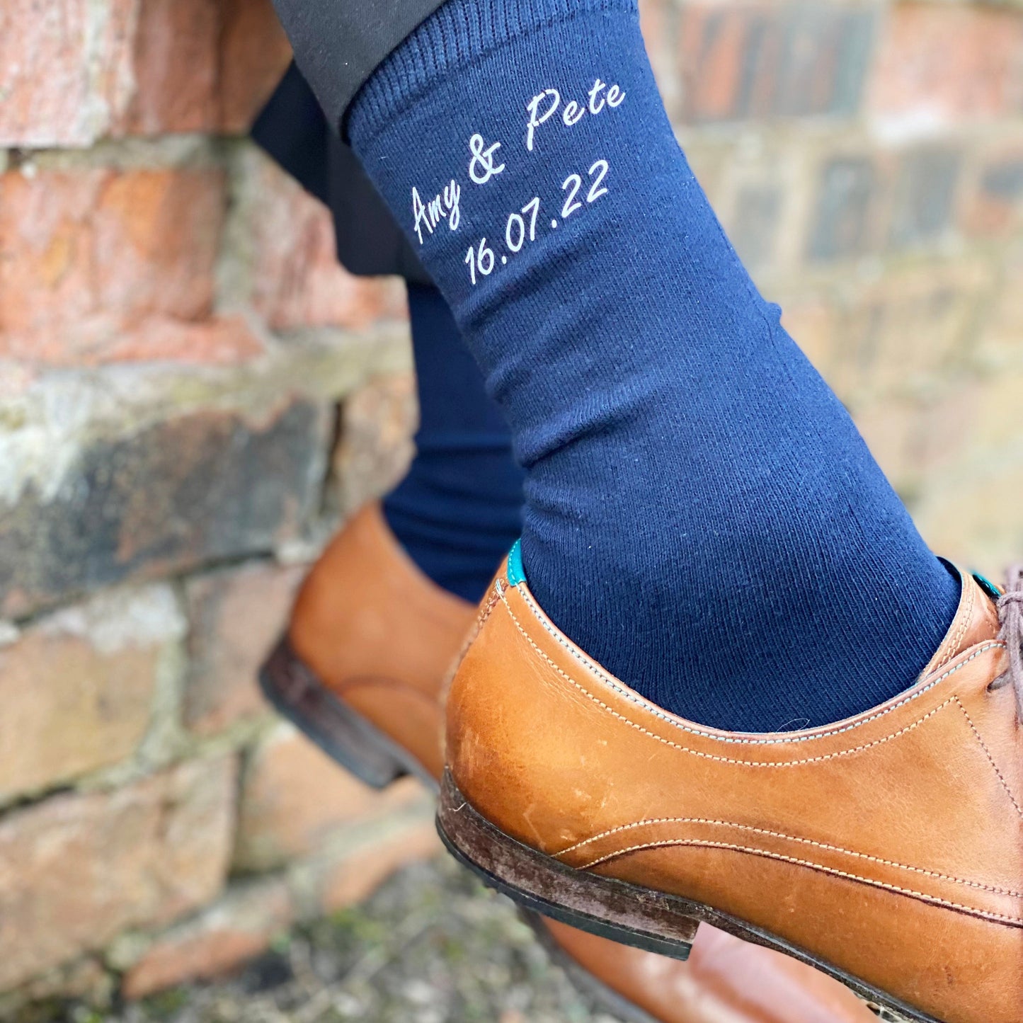 Personalised Cold Feet Wedding Socks