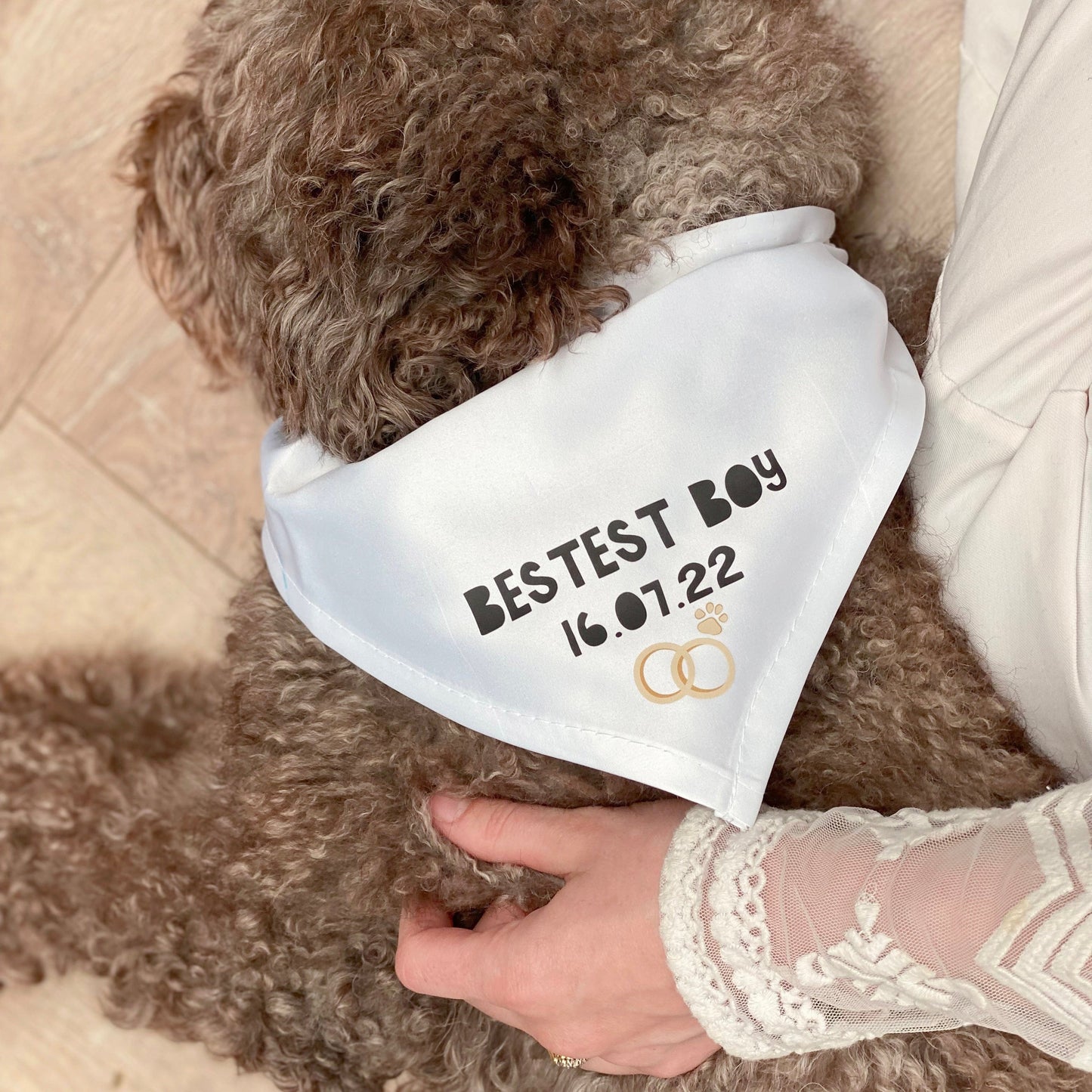 Dog Groomsman Personalised Pet Bandana