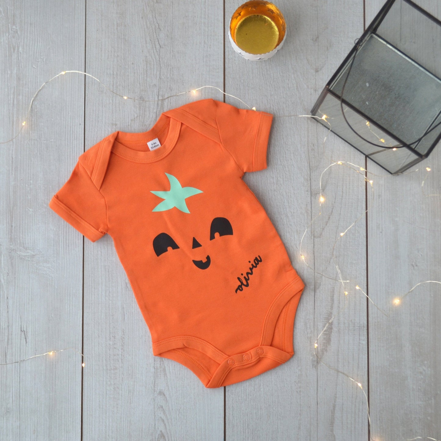 Halloween Pumpkin Baby Grow