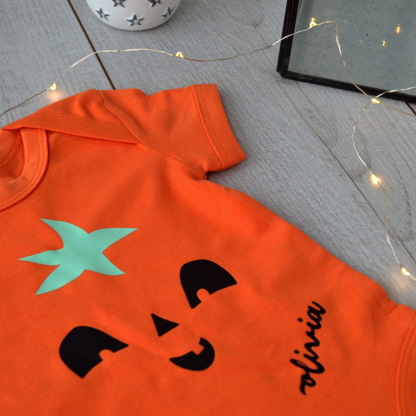 Halloween Pumpkin Baby Grow