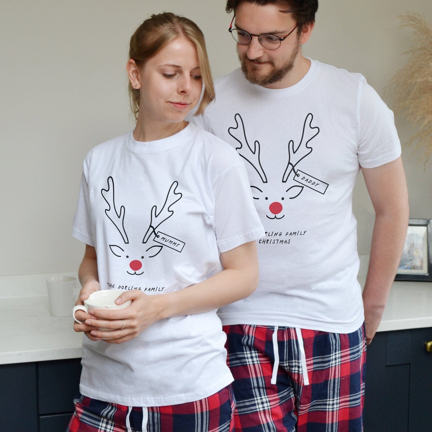 Family Christmas Reindeer Pyjamas