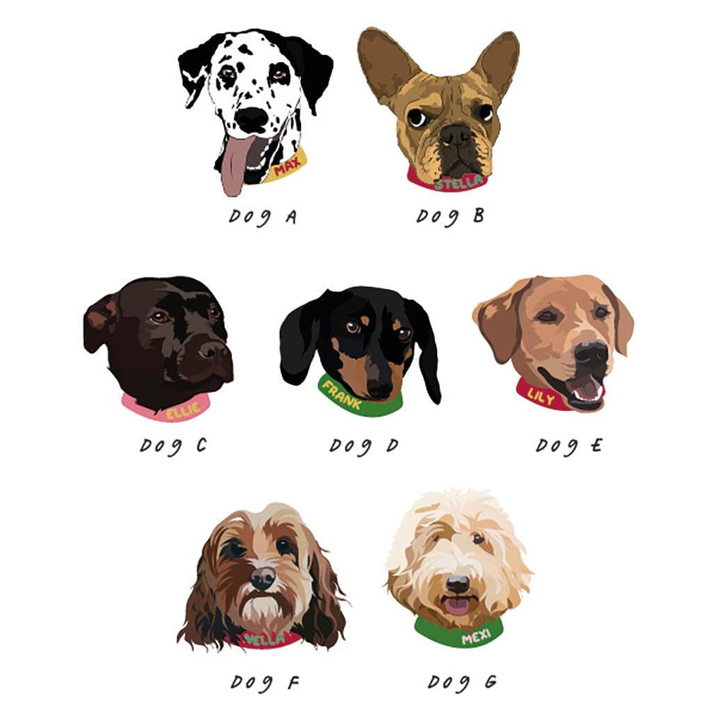 Personalised Dog Illustration Socks