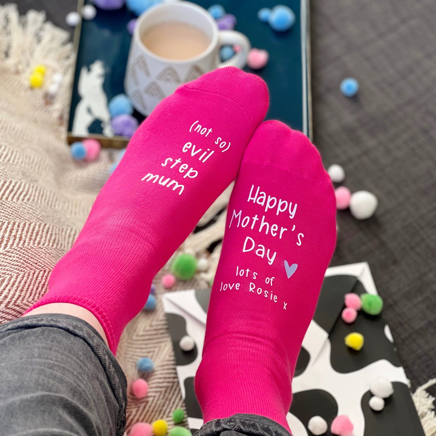 Step Mum Personalised Mother's Day Socks