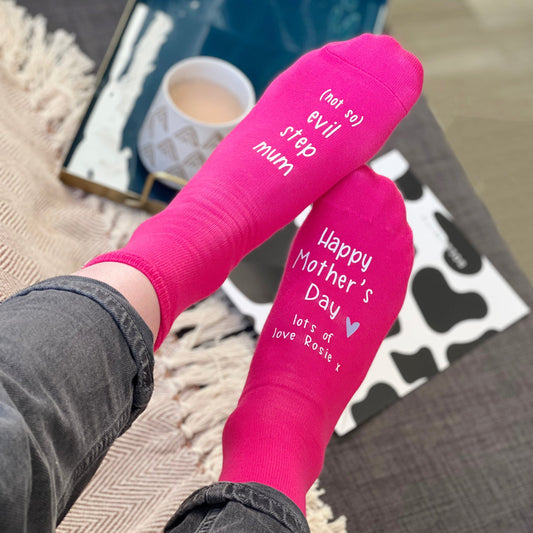 Step Mum Personalised Mother's Day Socks