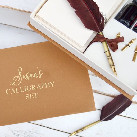 Personalised Calligraphy Set