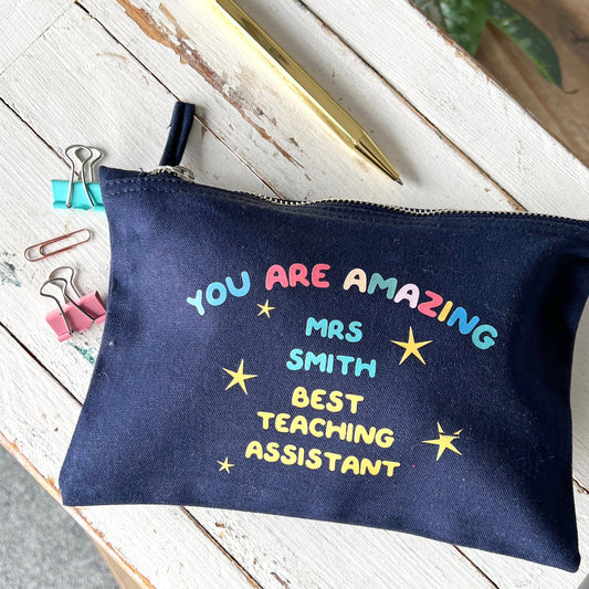 Amazing Teacher Personalised Pencil Case