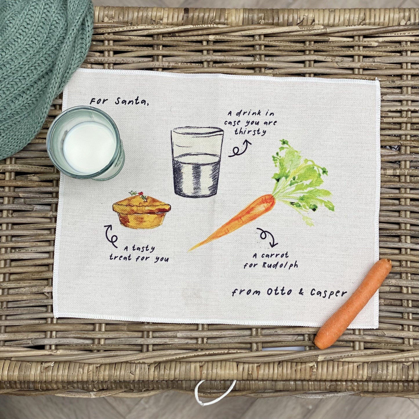 Santa Treats Personalised Placemat
