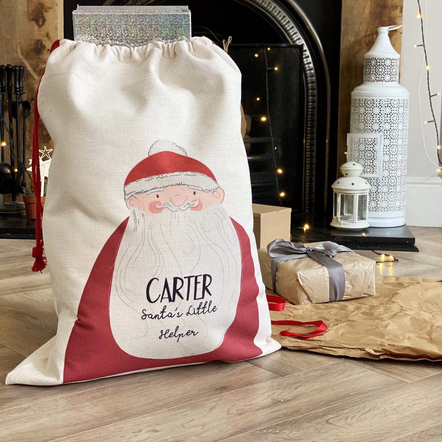 Santa's Little Helper Christmas Sack