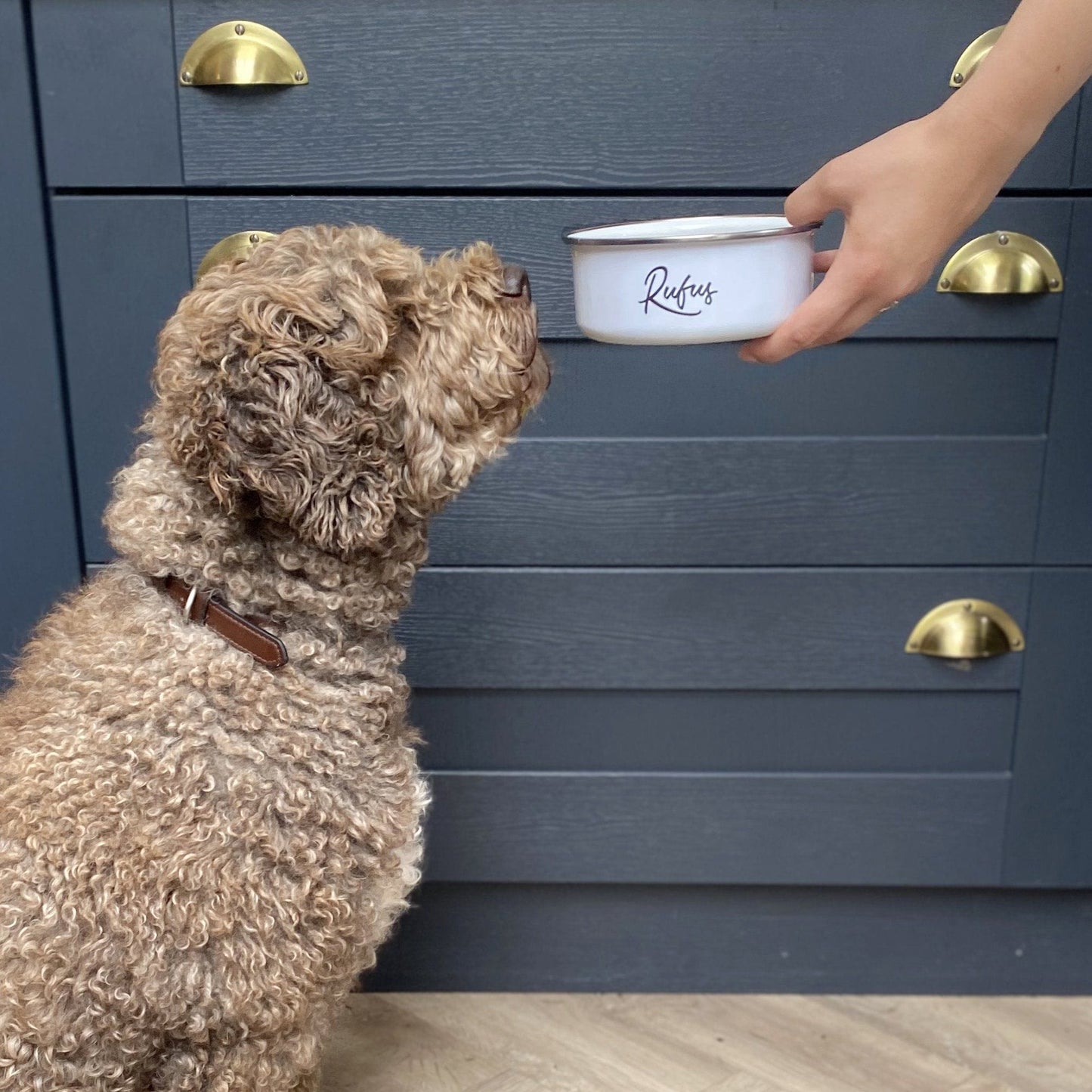 Personalised Script Name Dog Bowl