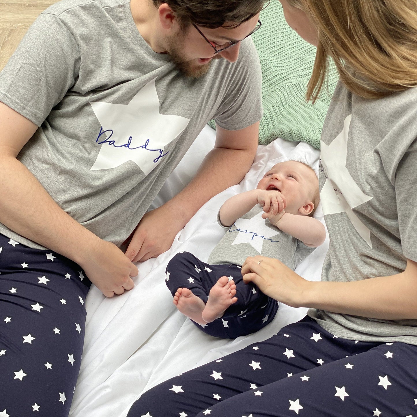 Personalised Star Family Pyjamas
