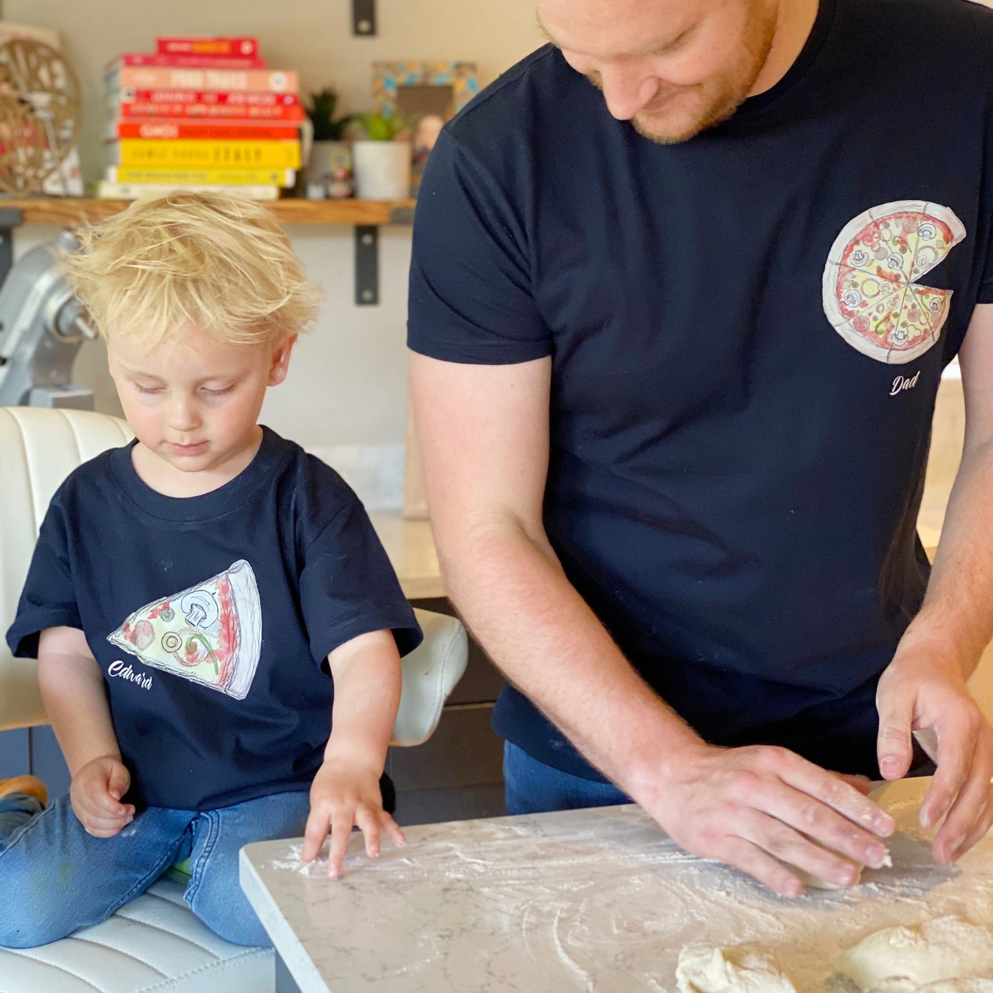 Daddy Pizza and Me T-Shirts