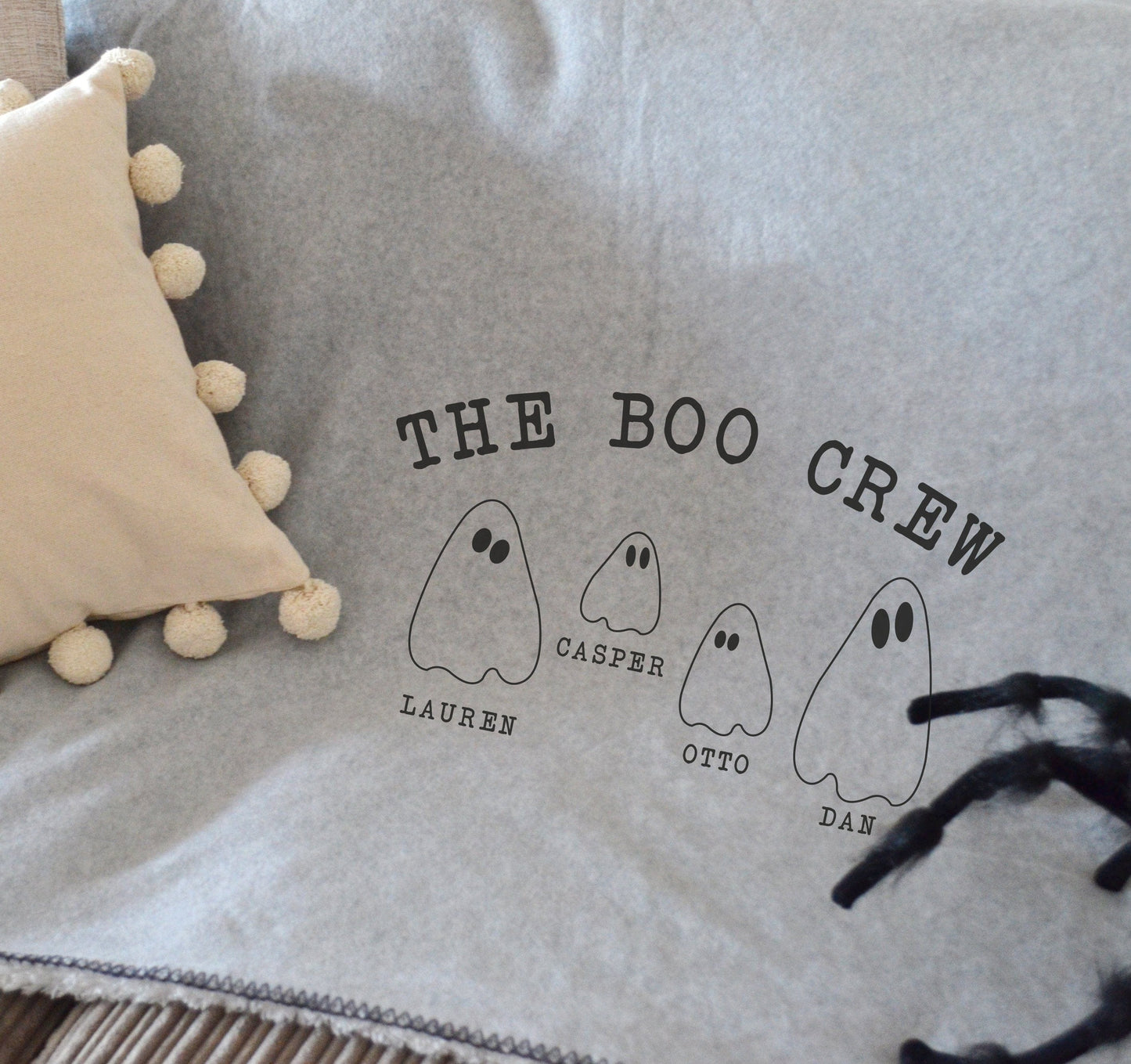 The Boo Crew Personalised Children's Blanket