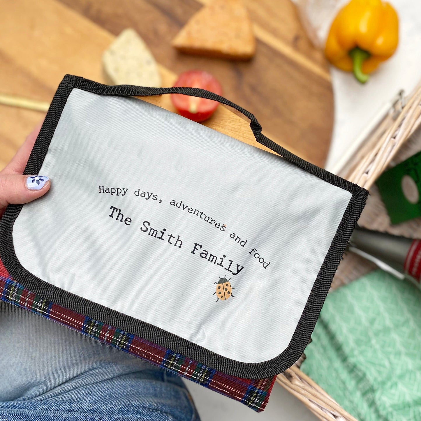 Personalised Travel Picnic Blanket