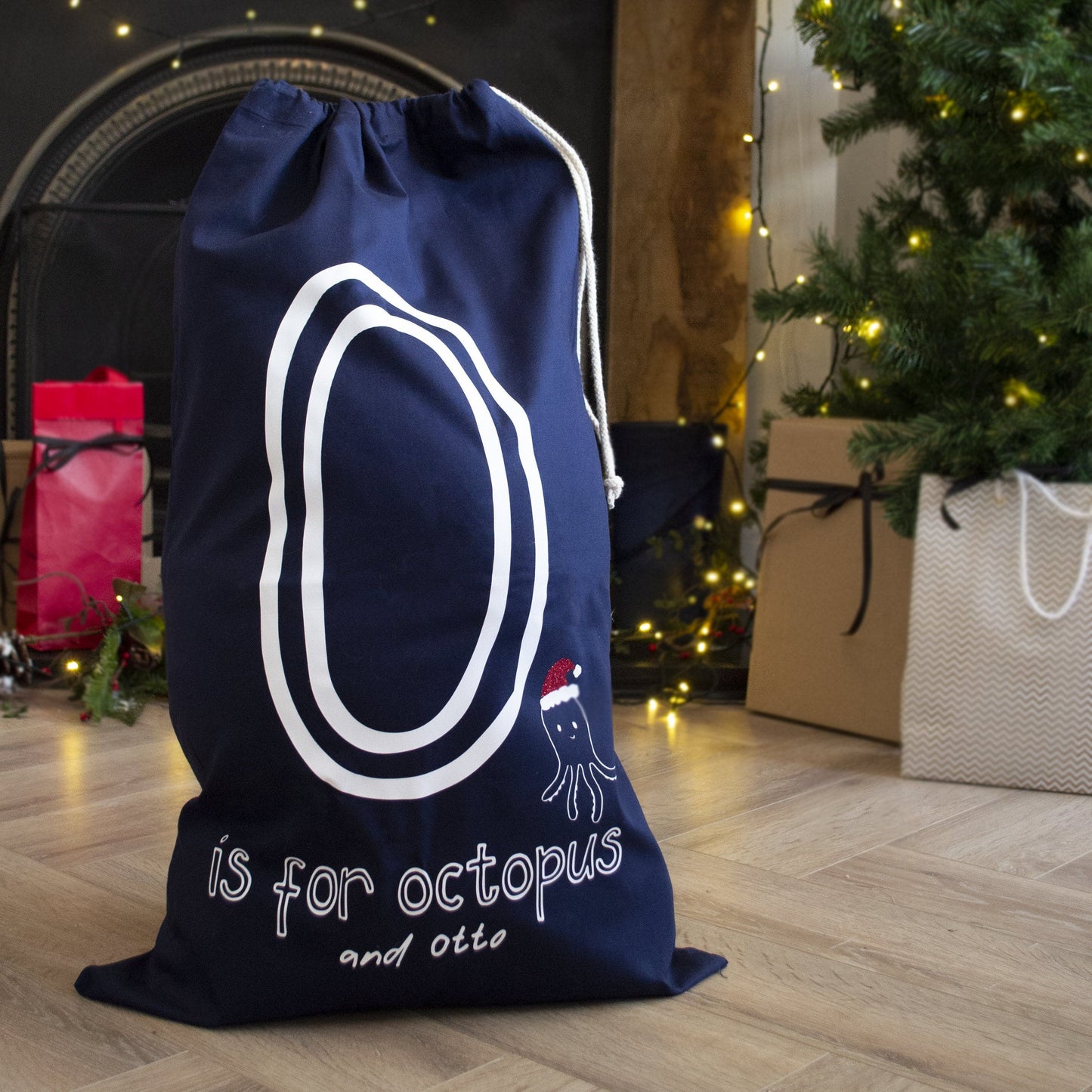 Children's Alphabet Animal Santa Sack, sacks, - ALPHS