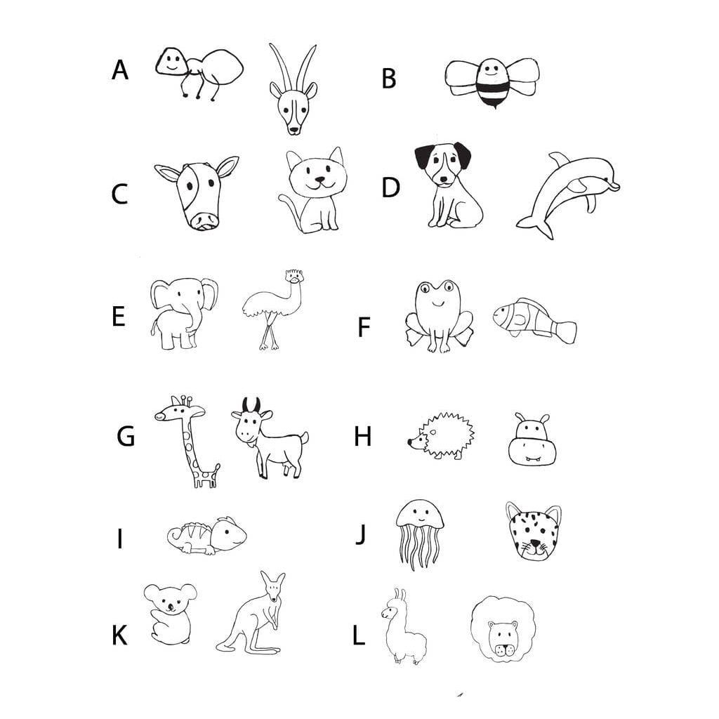 Children's Alphabet Animal Santa Sack, sacks, - ALPHS