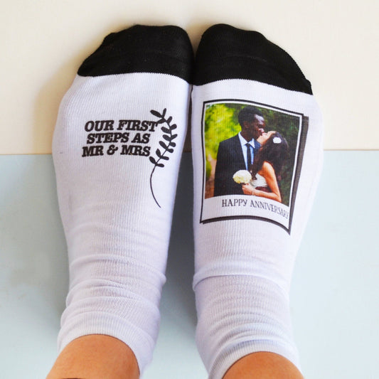 Personalised Anniversary Photo Socks, socks, - ALPHS